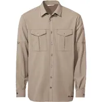 Vaude - Rosemoor L/S Shirt II - Camisa size L, beige
