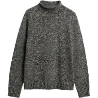 Superdry para hombre. M6110622A Jersey 90S Roll gris (M), Casual, Acrílico, outlet 2026.