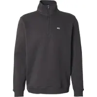 Tommy Hilfiger Sudadera 'Tommy Flag Quarter-zip' negro