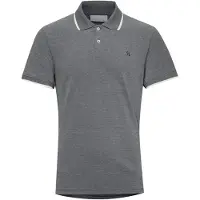Casual Friday Camiseta 'Tristan' gris basalto / negro / blanco