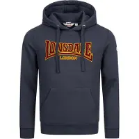 Lonsdale Sudadera 'Classic' navy / naranja / burdeos