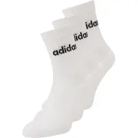 Adidas adidasCalcetines clásicos Linear Cushioned 28-30 White / Black Unisex