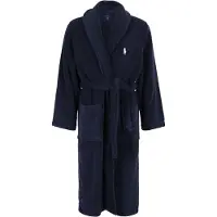 Ralph Lauren para hombre. 714853990001 Bata de rizo de algodón marino (L-XL), Homewear, outlet 2026.