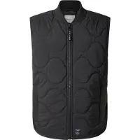 Pepe Jeans para hombre. PM403069 Chaleco Manu negro (S), Casual, Poliéster, outlet 2026.