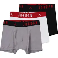 Jordan Calzoncillo gris / rojo / negro / blanco