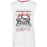 KOROSHI Camiseta rojo / negro / blanco