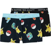 Name it Calzoncillo 'Asgar Pokemon' azul / mezcla de colores / negro