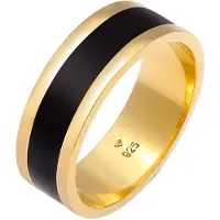 KUZZOI Anillo oro / negro