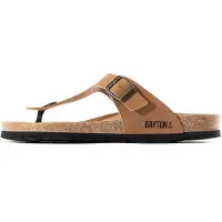 Bayton Sandalias de dedo 'Mercure' marrón claro / negro