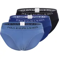 Ralph Lauren para hombre. 714835884004 Set de 3 calzoncillos slip azul (L), Homewear, Algodón, outlet 2026.