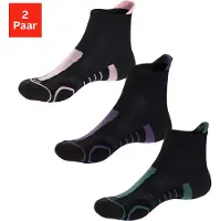 LASCANA Calcetines deportivos verde / lila oscuro / rosa