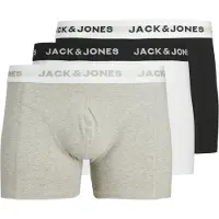 Jack & Jones Calzoncillo boxer greige / negro / blanco