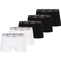 FILA Calzoncillo boxer gris / negro / blanco