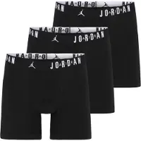 Jordan Calzoncillo boxer 'FLIGHT' gris / negro / blanco