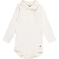 Petit Bateau Pijama entero/body azul noche / blanco