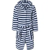 Playshoes Albornoz 'Maritim' azul / blanco