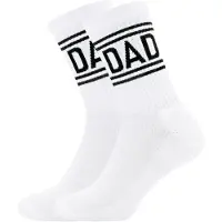 Ewers Calcetines 'DAD' negro / blanco