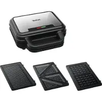 Tefal Sandwichera Sw383d10 Ultracompact 3 In 1