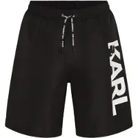 Karl Lagerfeld Bermudas negro / blanco