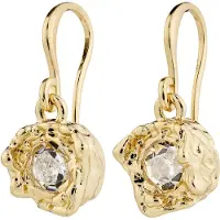 Pilgrim Pendientes 'Callum' oro / blanco