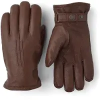 Hestra - Deerskin Lambskin - Guantes size 7, marrón