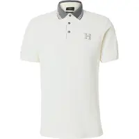 Hackett para hombre. HM563381 Polo fit clásico Heritage blanco (XXL), Casual, Algodón, Manga corta, outlet 2026.