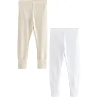 Next Leggings beige / blanco