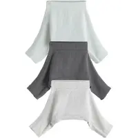 Next Pijama azul pastel / gris claro / gris oscuro