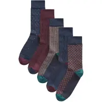 Next Calcetines navy / marrón oscuro / berenjena