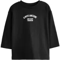 Next Camiseta negro / blanco