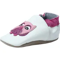 Beck Zapatillas de casa 'Kleine Eule' malva / cyclam / negro / blanco