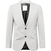 s.Oliver Black Label Chaqueta saco gris / blanco