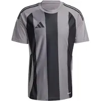 Adidas adidasCamiseta Striped 24 S Team Grey Four / Black Hombre
