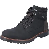 Rieker Botas con cordones color barro / negro