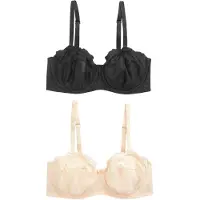 Next Sujetador crema / negro