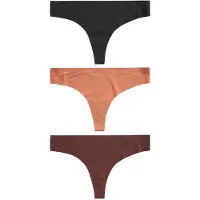 Next Tanga marrón / naranja oscuro / negro