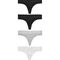 Next Tanga gris / negro / blanco