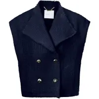 Rich & royal Boucle Waistcoat Oversized Midnight Blue Talla: 40 | Chaquetas Outlet | Mujer | Azul