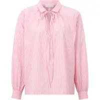 Rich & royal Cotton Stripe Blouse Strawberry Cream Talla: 34 | Blusas Outlet | Mujer | Blanco