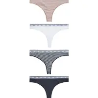 Next Tanga azul / rosa / blanco
