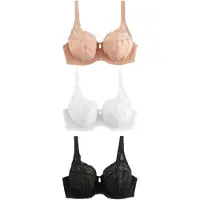 Next Sujetador beige / negro / blanco