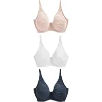 Next Sujetador navy / rosa pastel / blanco
