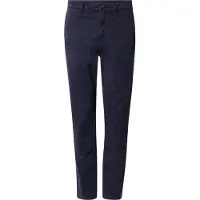 BOSS para hombre. 50534378 Pantalón regular fit de satén de algodón elástico marino (32/32), Casual, outlet 2026.