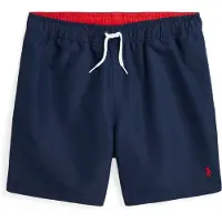 Ralph Lauren para niño. 323957810002 Bañador bermuda Traveler (8/9años= 140/149cm), Beachwear, Poliéster Reciclado, moda infantil, Polo