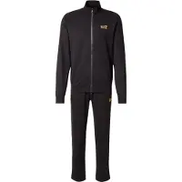 EA7 para hombre. 8NPV61_PJVRZ Chándal Core Identity negro (XXL), Casual, Deportivo, Algodón, Multideporte, Manga larga, outlet 2026.