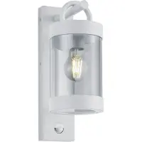 TRIO Aplique de pared exterior con sensor de movimiento, modelo SAMBESI, blanco, de la marca , referencia 204169131