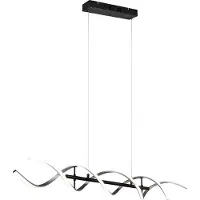 TRIO Lámpara LED Sequence TR 341810205, 45 W, 5600 lm, 2300-3000-4000 K, aluminio cepillado