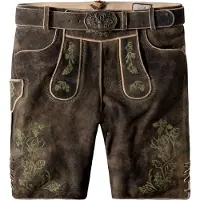 Stockerpoint Pantalón tradicional 'Edgar' marrón / oliva