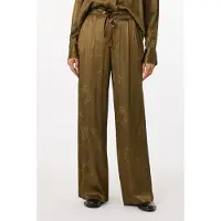 Scotch & Soda Jacquard Pant Olive Talla: W26 | Pantalones Outlet | Mujer | Verde