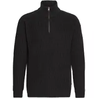 !Solid Jersey 'Goma' negro